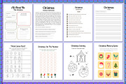 Christmas Activity Book For Kids, a Stationery Template by Shumaya (Thumbnail 2 of 6)