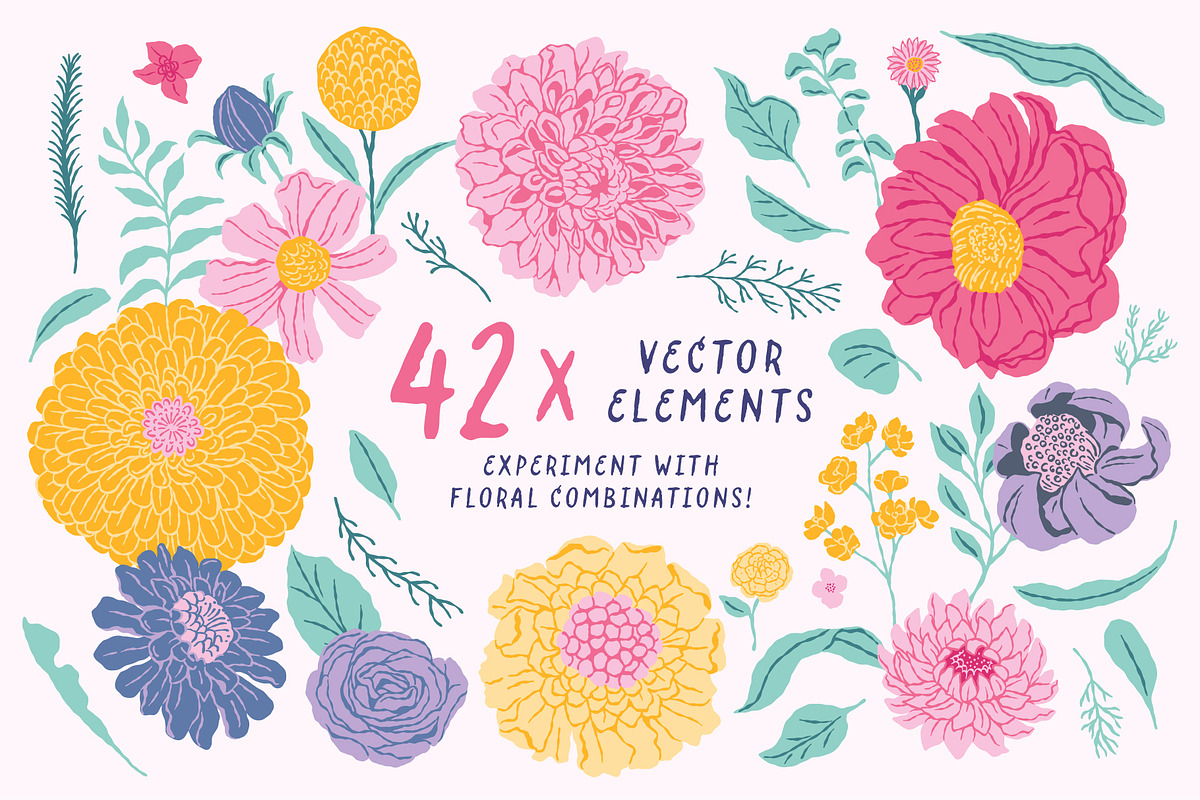 Bloomcore Vector Patterns & Graphics, a Pattern Graphic by rouxsupplyco (Photo 10 of 12)