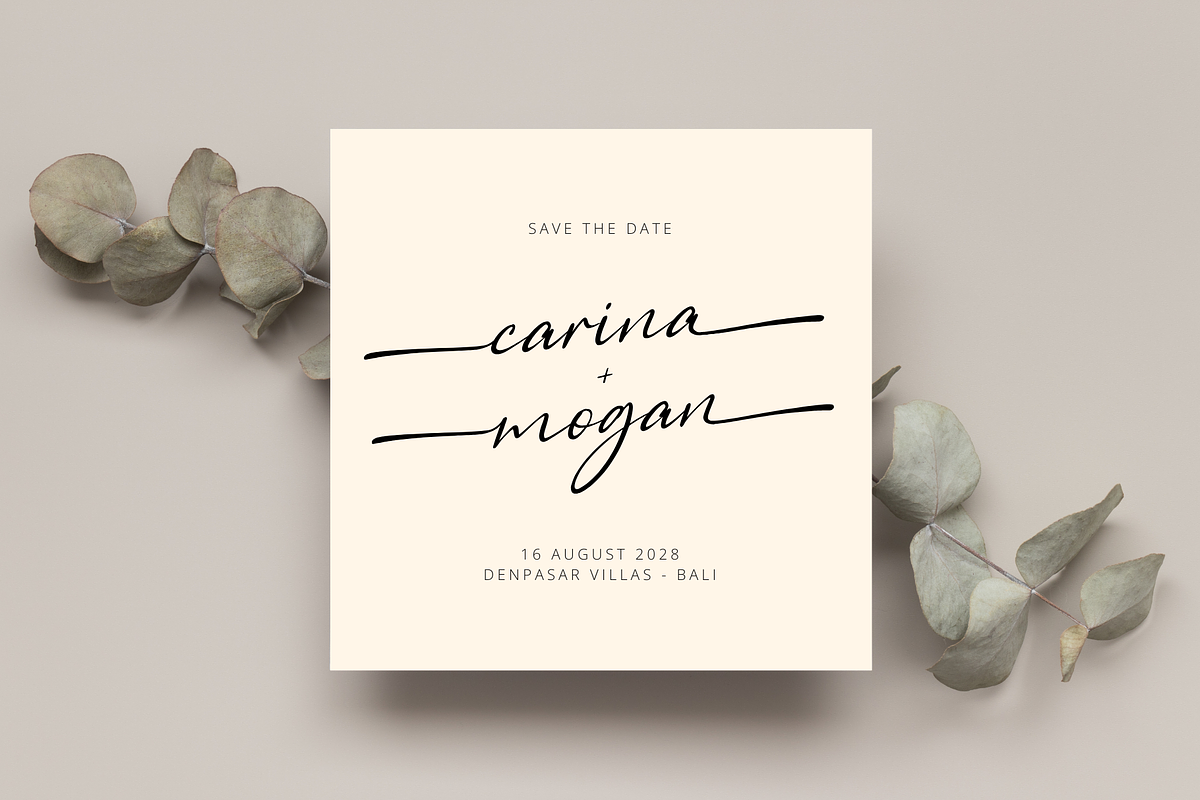 Austrisa - Modern Calligraphy, a Script Font by Nirmana Visual (Photo 9 of 12)