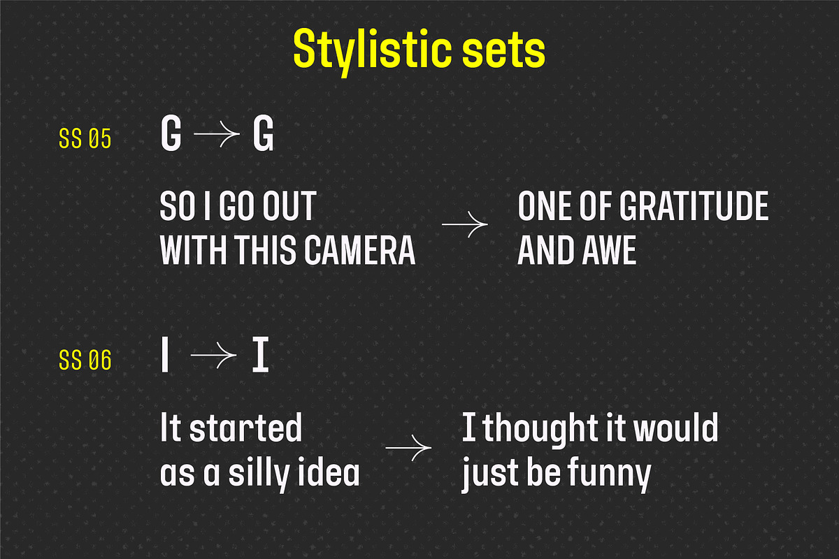 YNF Dustin | Condensed sans serif, a Sans Serif Font by YNF (Photo 13 of 26)