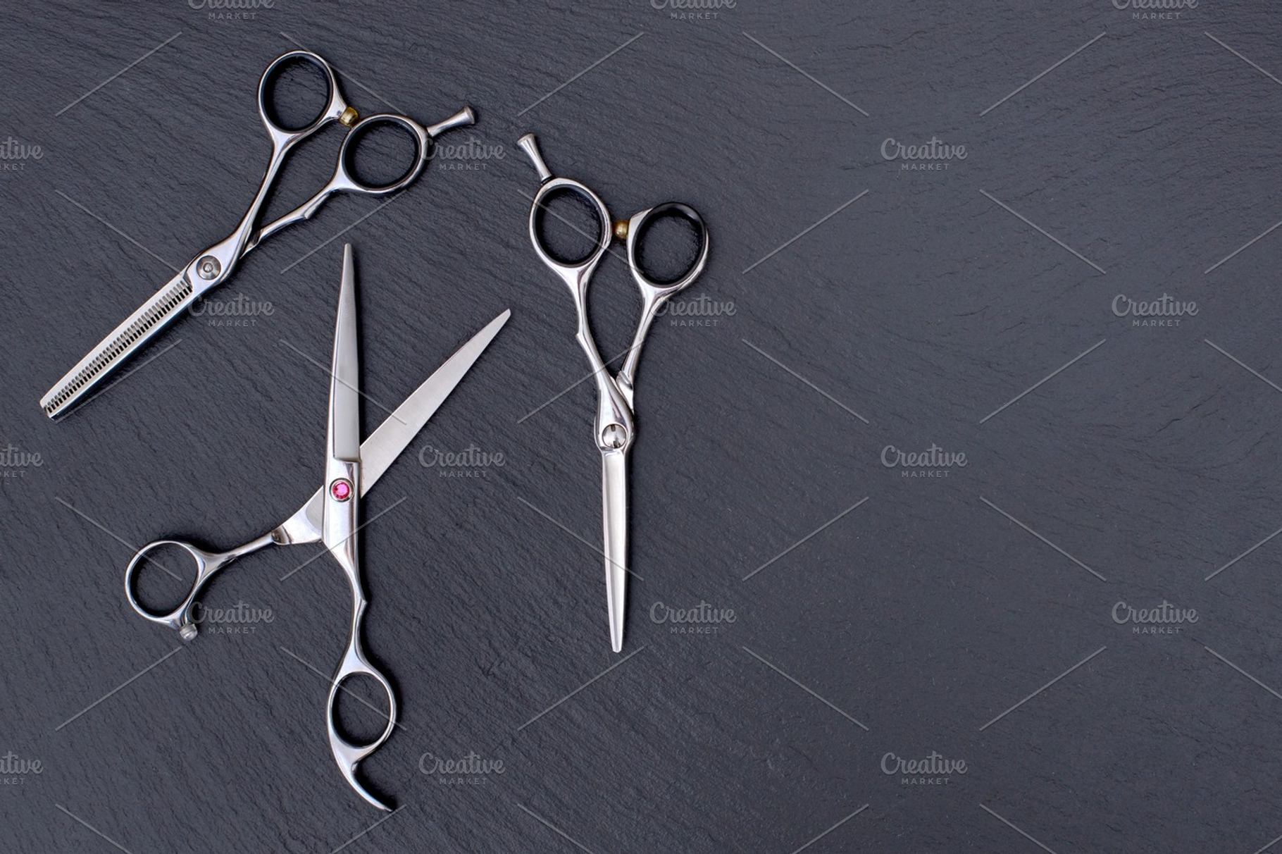 Hairdresser accessories razor for cutting hair set of scissors featuring, a Beauty & Fashion Photo by Jyliana's shop