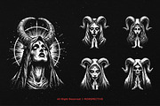 10 Bundle Dark Art Mother Marry, an Illustration by Morspective (Thumbnail 5 of 7)
