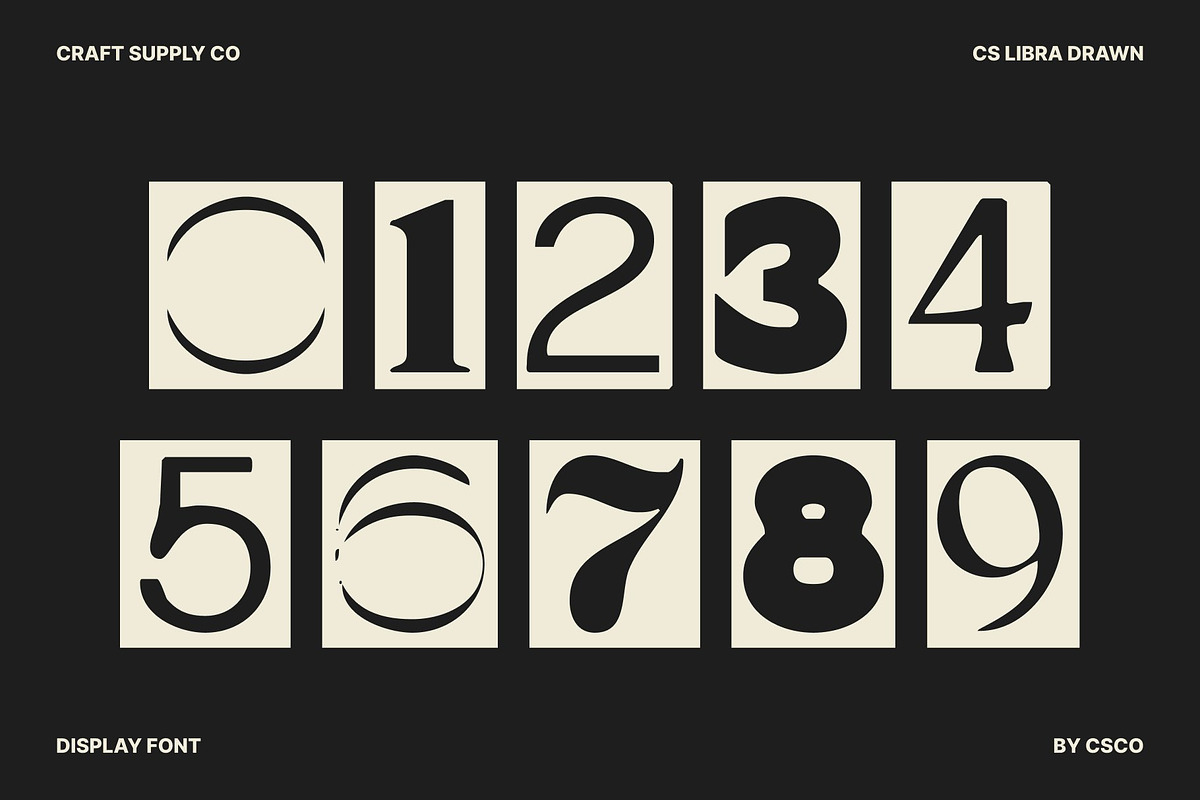 CS Libra Drawn, a Sans Serif Font by Craft Supply Co. (Photo 4 of 8)