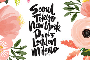 Big Cities Handlettering Calligraphy