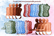 Winter Family Look Clipart, a Decorative Illustration by ArtedeCatrin (Thumbnail 2 of 11)