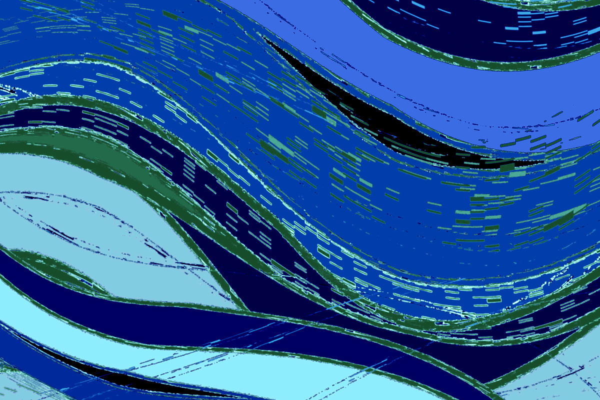 Blue Minerva, a Background Graphic by Sharon Schwalbe (Photo 7 of 7)