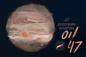 Oil 47 | Procreate Brush Kit