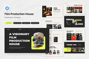 Film Production House Keynote, a Presentation Template by Antstheme