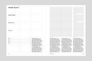 US Letter Grid System for InDesign, a Brochure Template by Stephen Kelman (Thumbnail 1 of 6)