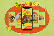 Ninetie 90s Instagram Template, a Social Media Template by Shinra Labs (Thumbnail 4 of 6)