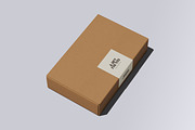 Box With Sticker Mockup, a Packaging Mockup by Riel Concept (Thumbnail 7 of 8)