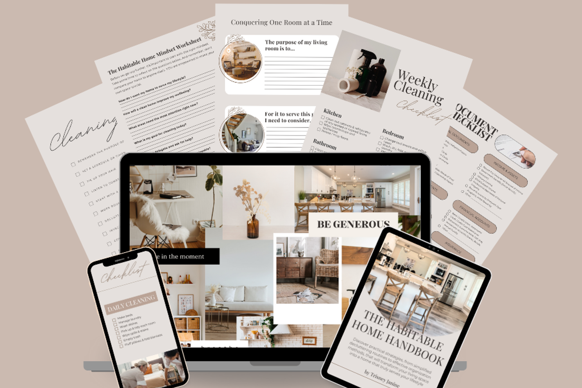 Habitable Home Handbook, a Templates & Theme by Trisney Janine