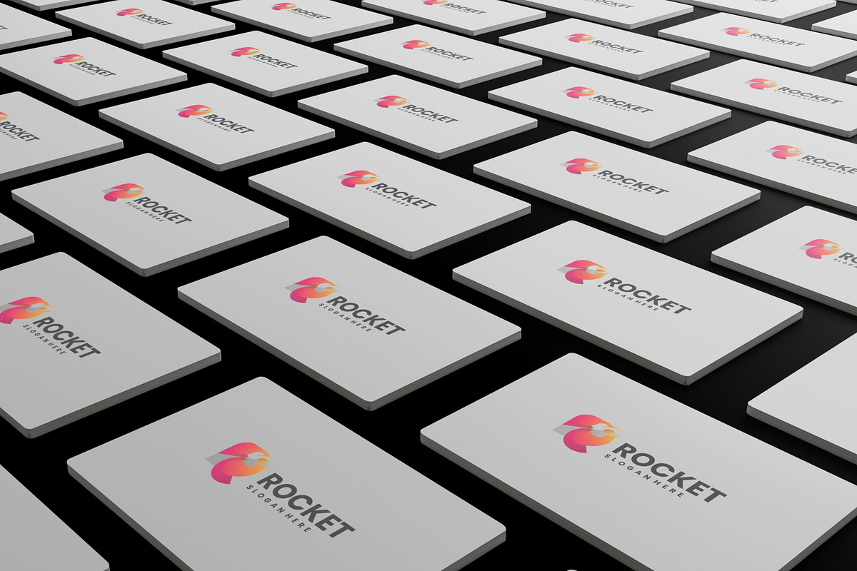 Gradient Modern Rocket Logo Design, a Branding & Logo Template by Artnivora.Std (Photo 3 of 3)