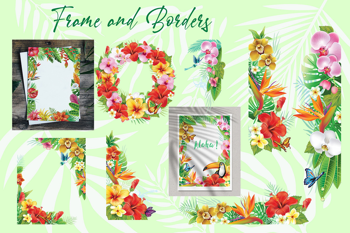 Tropical Flowers, an Illustration by ViktoriaARTprint (Photo 9 of 10)