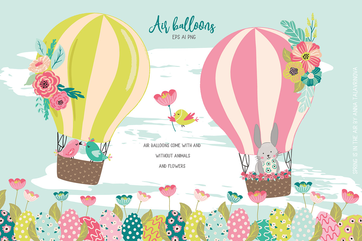 Spring is in the air bundle, an Animal Illustration by Cozy pattern shop (Photo 3 of 12)