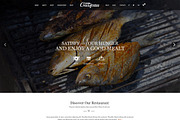 Gusteau - Elegant Food & Restaurant, a HTML Template by Digipieces (Thumbnail 1 of 10)