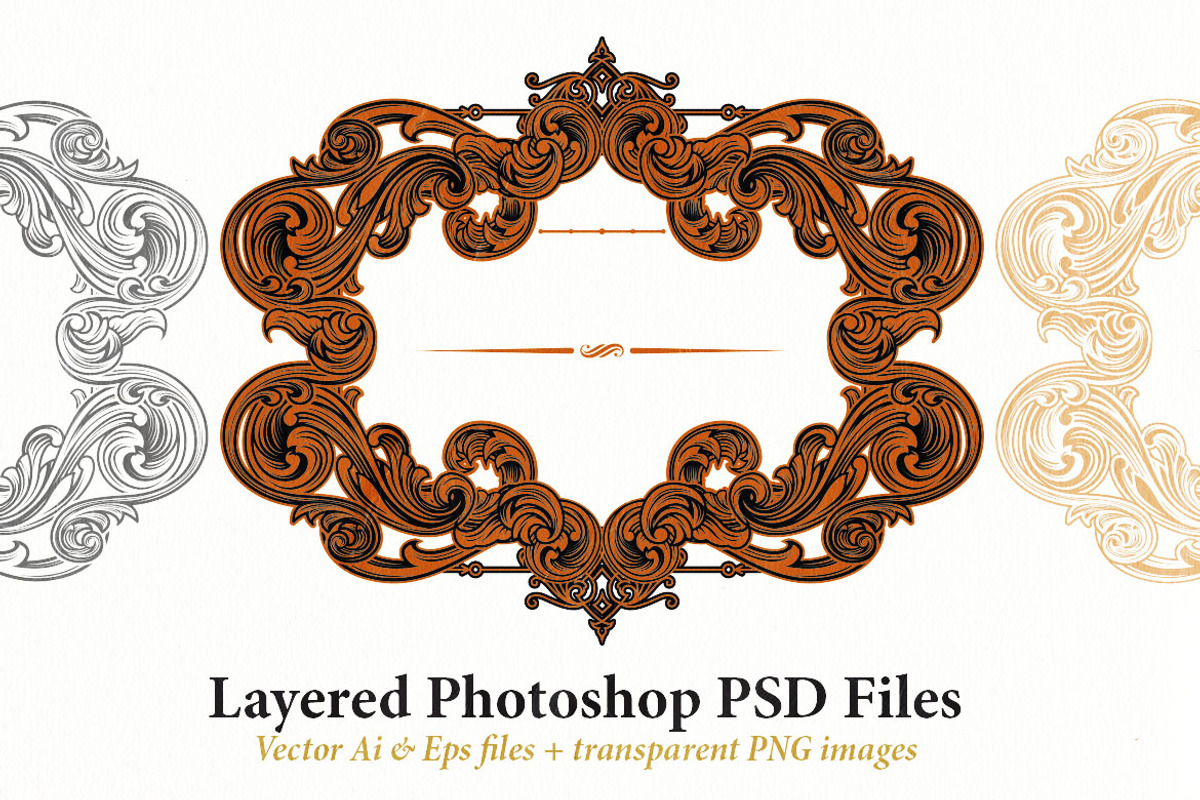 15 Frames v.11 - Victorian Ornament, a Graphic by Cruzine (Photo 2 of 7)