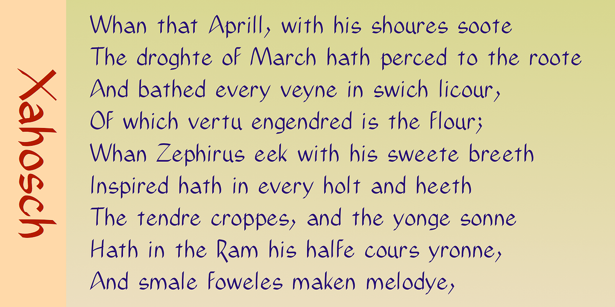 Xahosch, a Handwritten Font by Ingrimayne Type (Photo 7 of 9)
