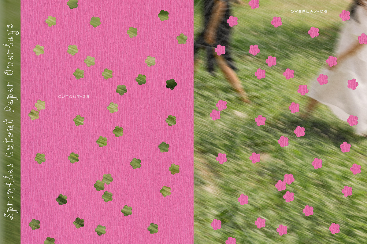 Sprinkles - Cutout Paper Overlays, a Texture Graphic by alonahaidash (Photo 9 of 21)