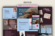Marketing Agency Portfolio Website, a Squarespace Template by Warmsoulgallery (Thumbnail 3 of 11)