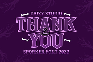 Sporken - Halloween Gothic Font