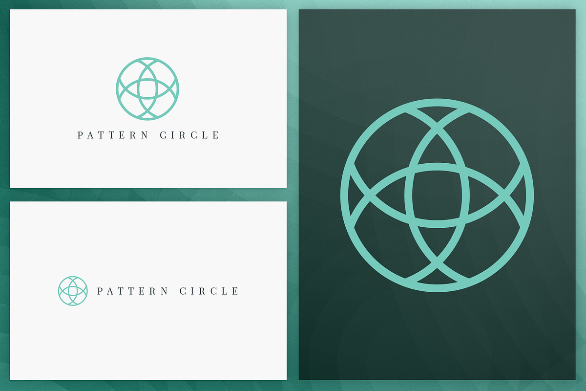 20 Circle geometric logos - outline, a Branding & Logo Template by VP Fonts (Photo 15 of 21)