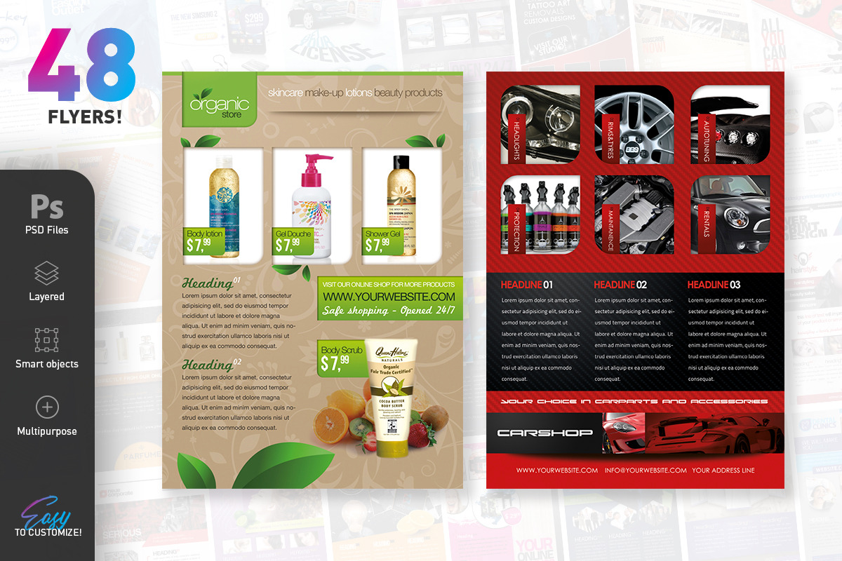Essential Business Flyer Mega Bundle, a Flyer Template by Reclameworks (Photo 13 of 25)