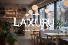 Laxuru - Elegant Serif Typeface