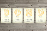 Creative calendar 2018, a Stationery Template by SomStock (Thumbnail 4 of 5)