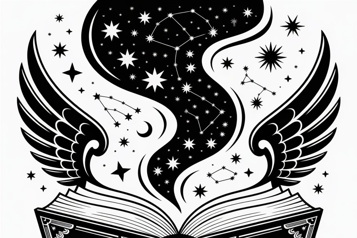 silhouette of a witch’s spellbook, an Illustration by Amazin_art (Photo 16 of 20)