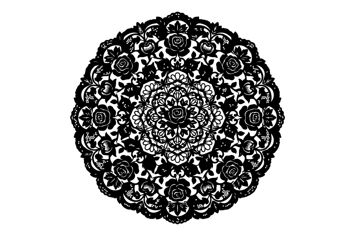 Intricate Floral Mandala Vector, an Object Graphic by Gfx_Store (Photo 10 of 16)