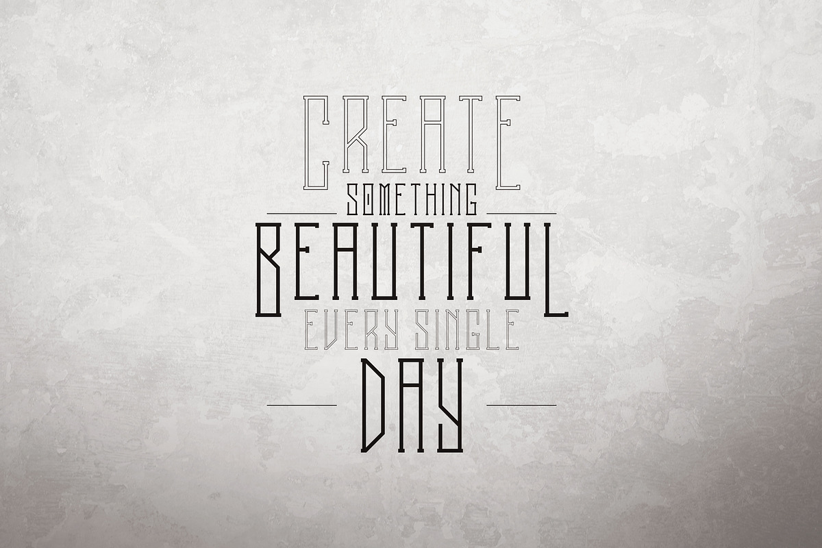 Melancholy Display Typeface + Extra preview 6
