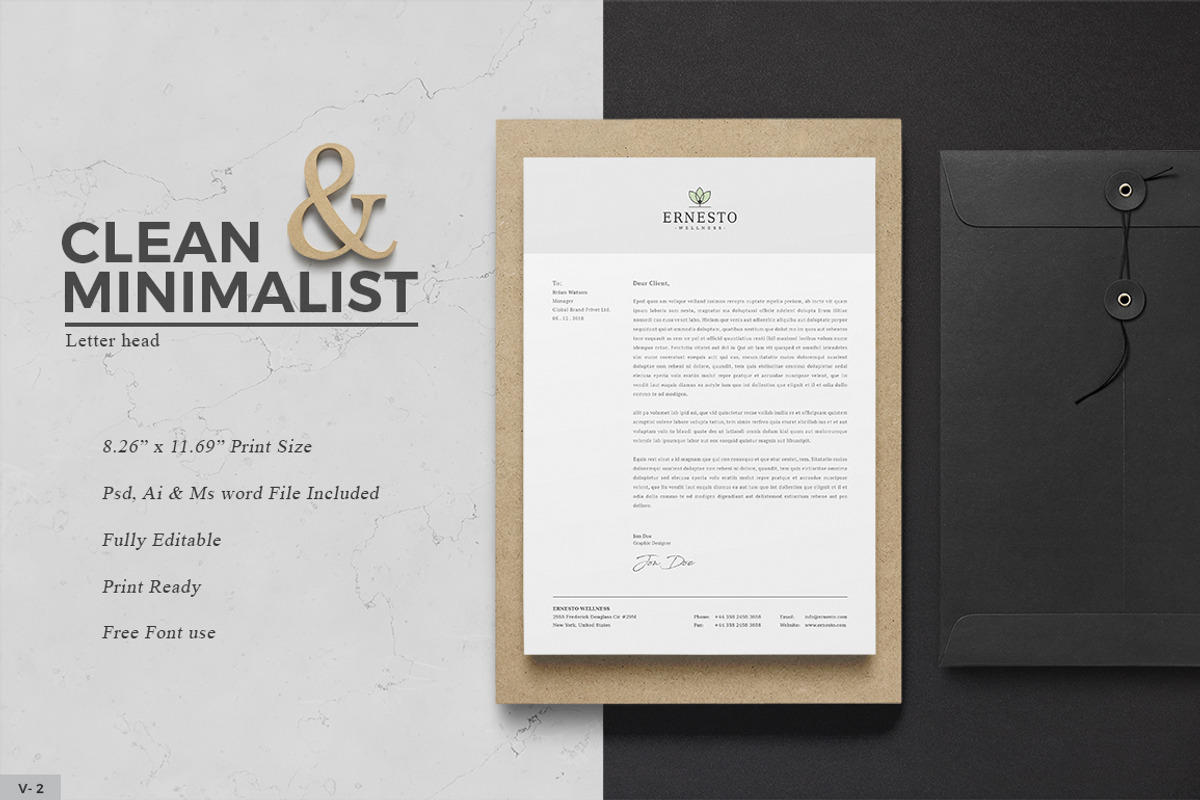 Letterhead, a Stationery Template by ThemeDevisers (Photo 1 of 2)