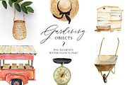 Watercolor Gardening And Farm Object, an Object Graphic by NiKO (Thumbnail 1 of 4)