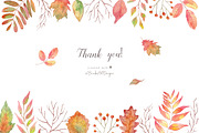 Autumn collection elements, an Illustration by BrushArtDesigns (Thumbnail 3 of 3)