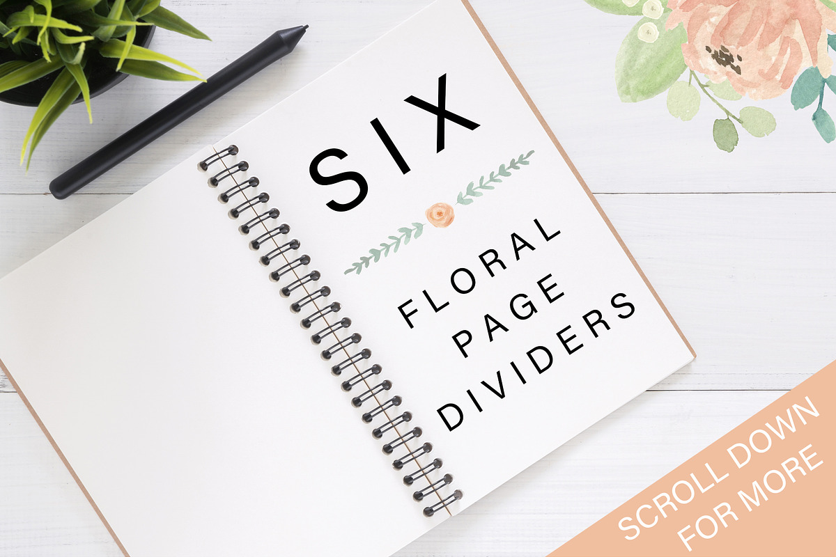 Rosa Moderna: Watercolor Floral Set, an Illustration by Aesthetic Printables (Photo 5 of 7)
