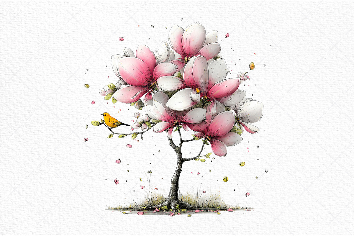 Whimsical Easter Flowers Clipart Png, an Illustration by Craft Nest (Photo 11 of 11)
