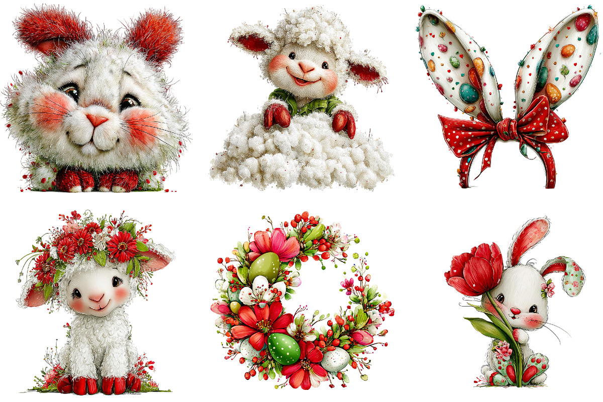 Whimsical Easter Clipart, a Graphic by CitraGraphics (Photo 3 of 4)