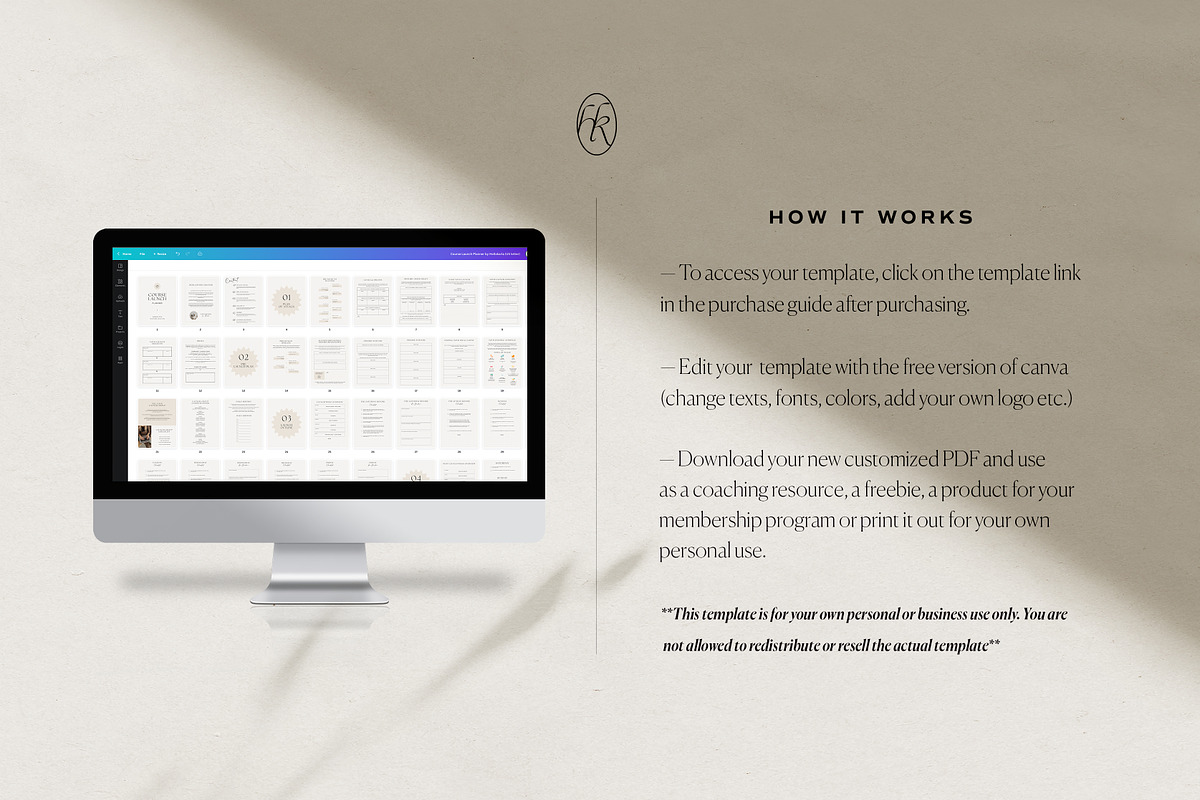 Course Launch Planner Canva Template, a Presentation Template by HelloKarla (Photo 5 of 6)