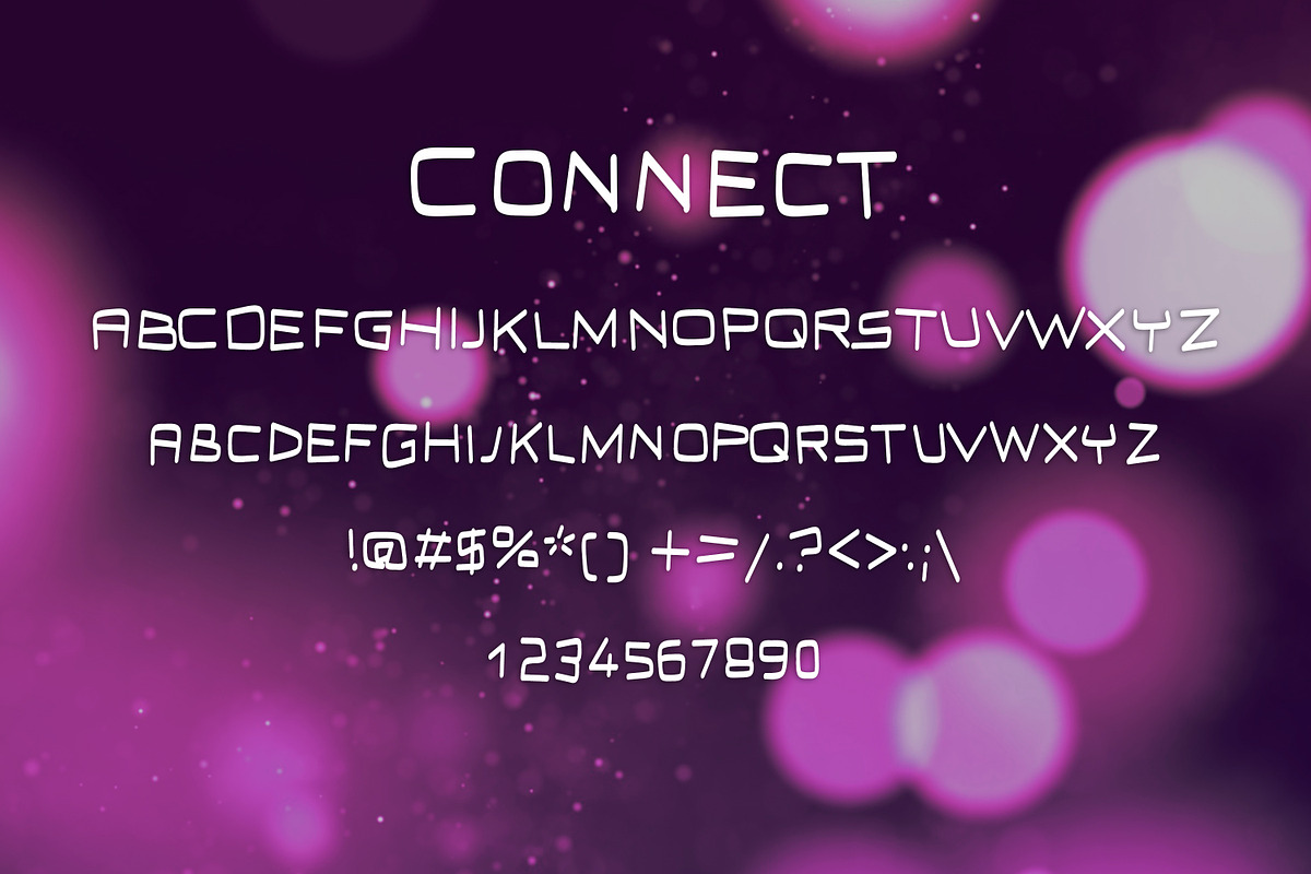 CONNECT font preview 2