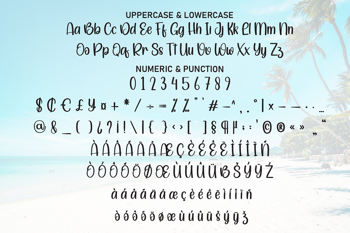 Beach Summer | Script Font, a Script Font by Scratchones (Photo 7 of 8)