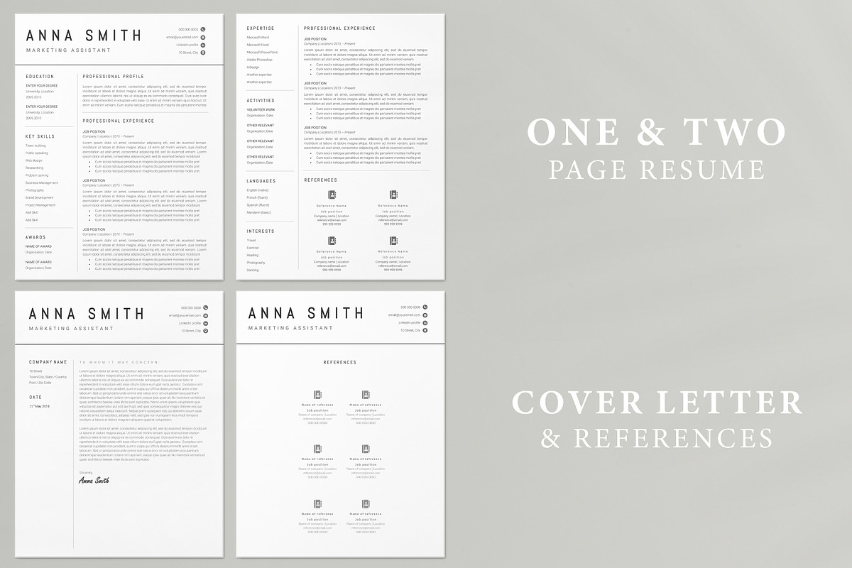 Resume Template, a Resume Template by TheResumeCoach (Photo 4 of 7)