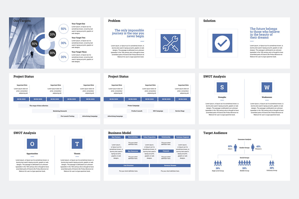 Basic Pitch Deck PowerPoint, a Presentation Template by JetzTemplates (Photo 3 of 5)