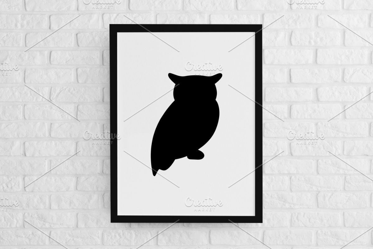 Owl Silhouette SVG, an Animal Illustration by newminddesign (Photo 2 of 3)