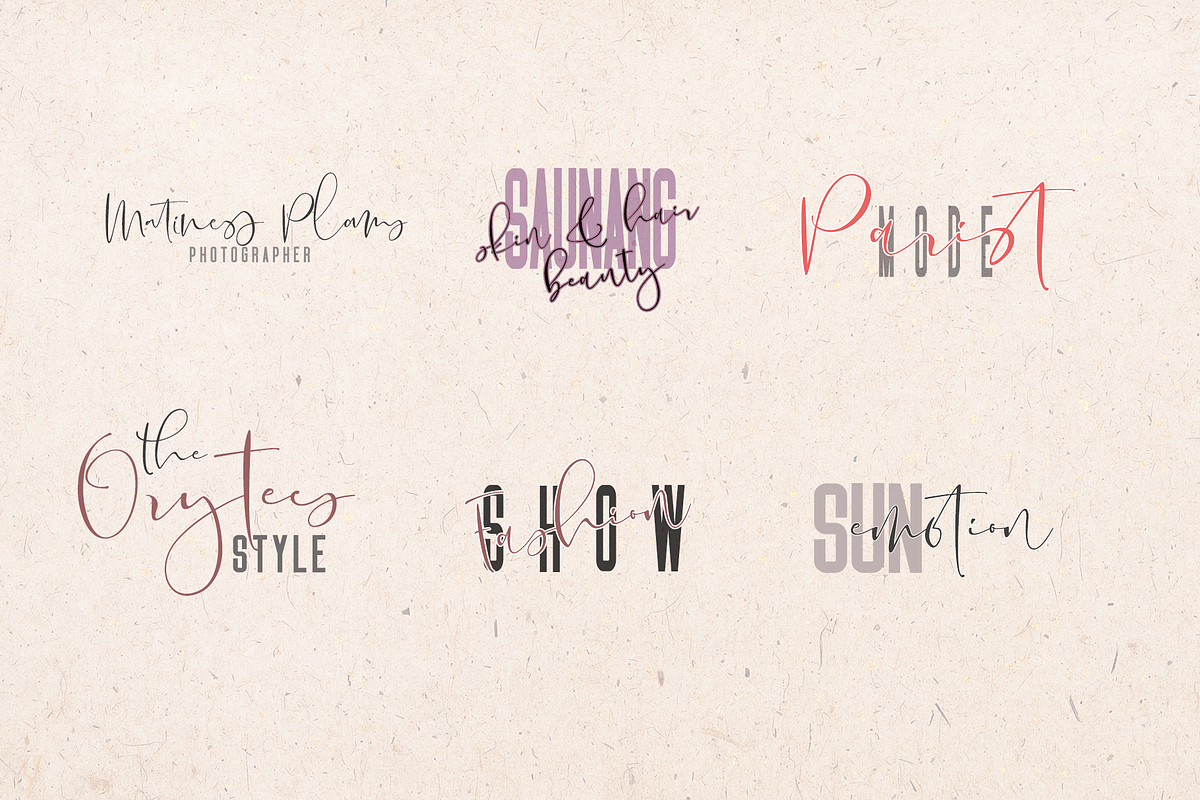 Moraless//Font Duo, a Script Font by GRAPHICPRESS (Photo 9 of 10)