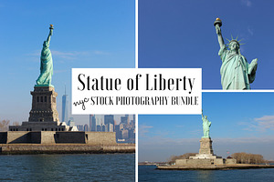 Statue of Liberty - 5 Stock Photos