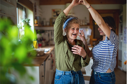 Happy senior mother having fun with, a Person Photo by HalfPoint
