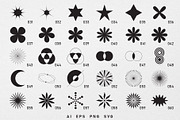 128 abstract Y2K vector shapes, an Object Graphic by Valeria Soloveva (Thumbnail 3 of 6)