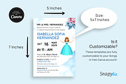 Quinceanera Party Invitation Temp, an Invitation Template by Snapybiz (Thumbnail 3 of 11)