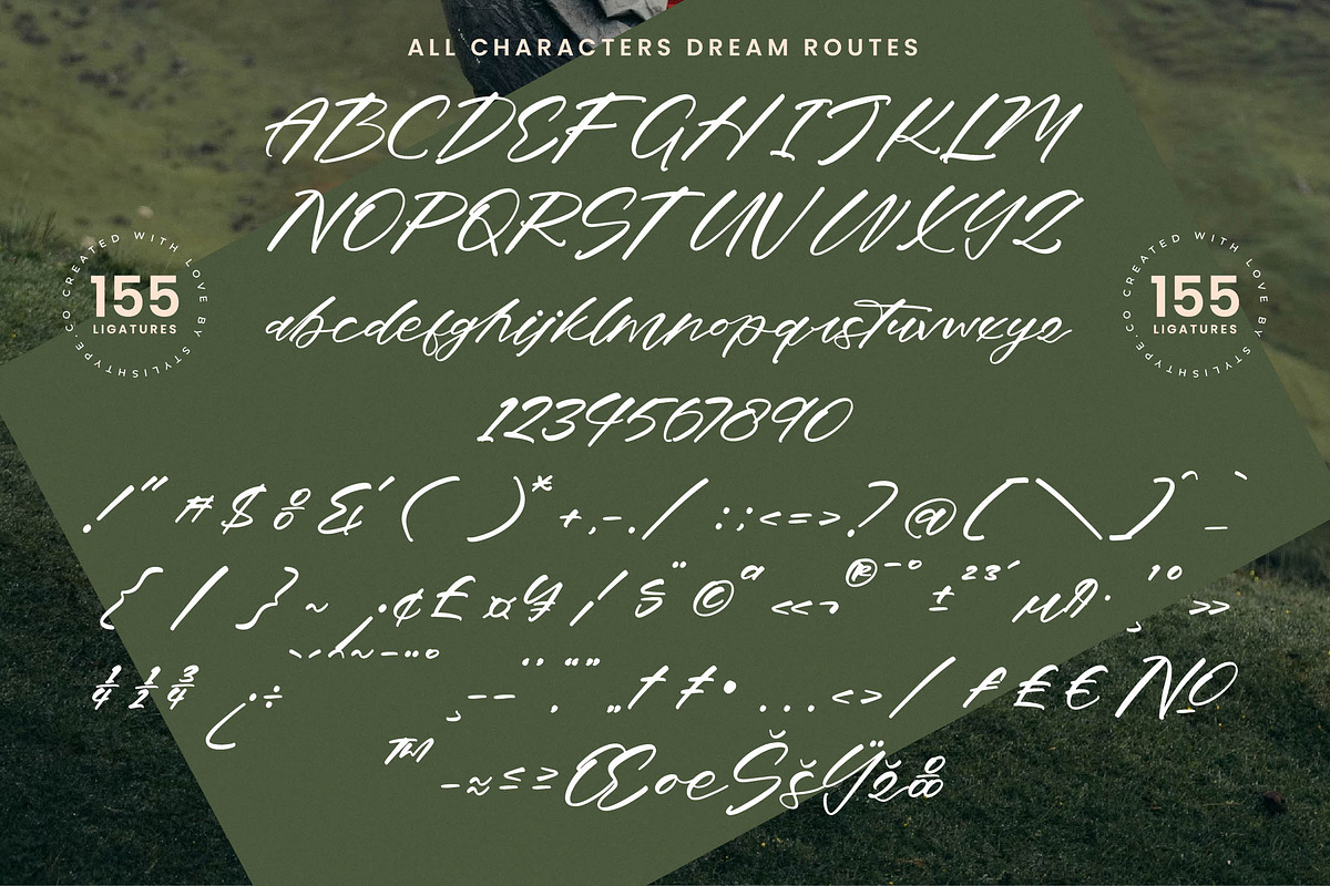 Dream Routes Modern Calligraphy, a Script Font by stylishtype.co (Photo 18 of 20)